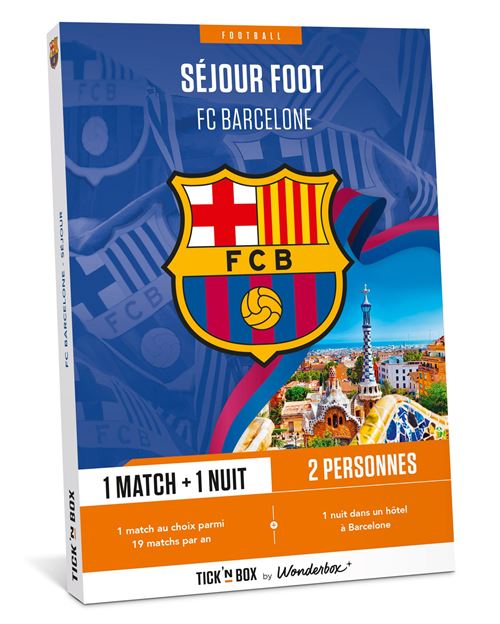Coffret Cadeau Ticknbox FC Barcelone Séjour