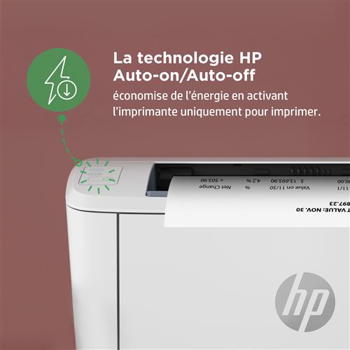 Imprimante monofonction HP LaserJet M110w Blanc Eligible à instant ink -  Imprimante standard - Achat & prix