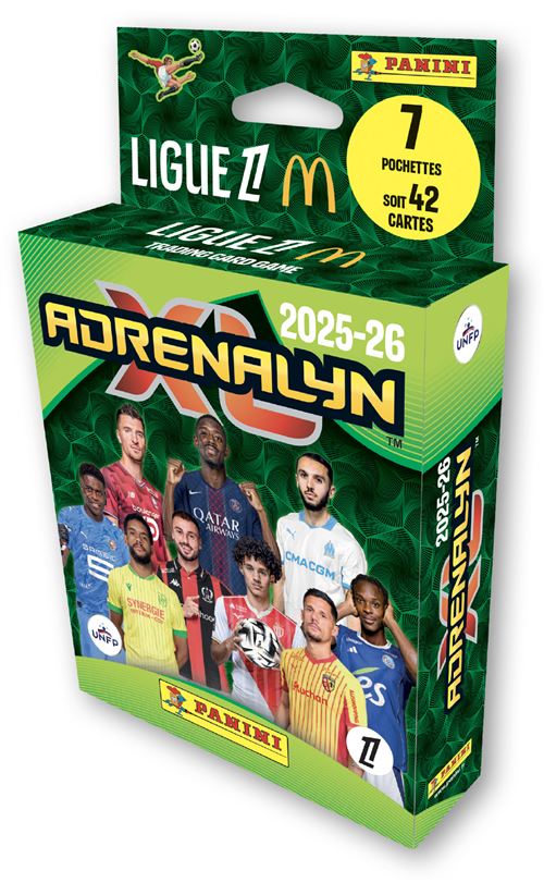 Boite de Cartes à collectionner Panini Adrenalyn L1 McDonald’s 2025-26 Blister 7 pochettes