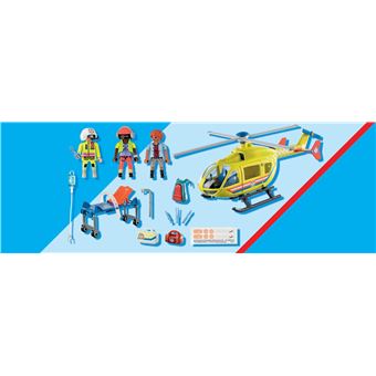 Playmobil City Life 71203 Hélicoptère de secours