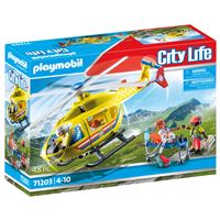 Playmobil City Life 71203 Hélicoptère de secours