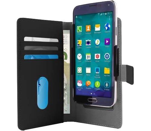 Etui folio universel Smart Wallet Puro L Noir