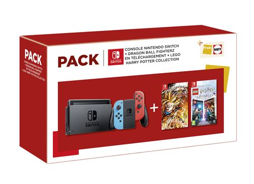 Pack Fnac Console Nintendo Switch + Dragon Ball Fighterz + Lego Harry Potter Collection