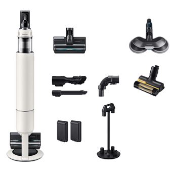Aspirateur balai Samsung Bespoke AI Jet Lite Pro Extra Blanc 2 batteries VS80F28EGS - 1
