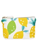 DRAEGER POCHETTE COTON MULTI CITRON