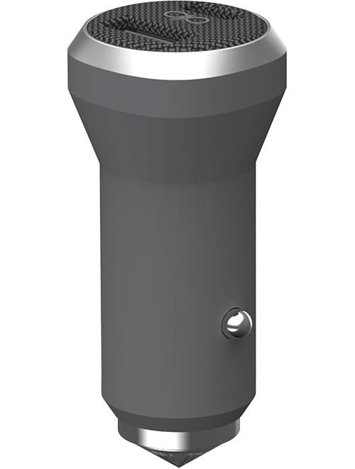 Chargeur voiture 2 USB A + C Force Power Delivery PD 37W Gris + Garantie à vie