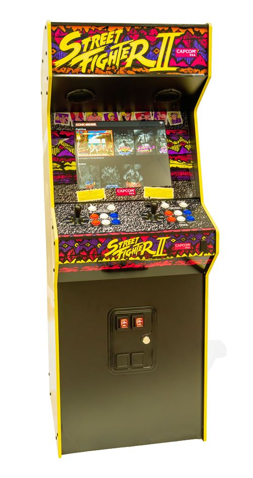 Borne d'arcade Just For Games Iconic Arcade XT Capcom Street Fighter II