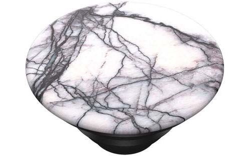 Support téléphone Popsockets Grip Blanc marbré