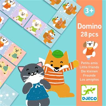 Djeco DJ08185 - Domino Petits Amis