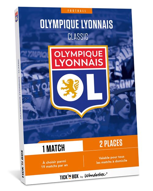 Coffret cadeau Tick’nBox Olympique Lyonnais Classic