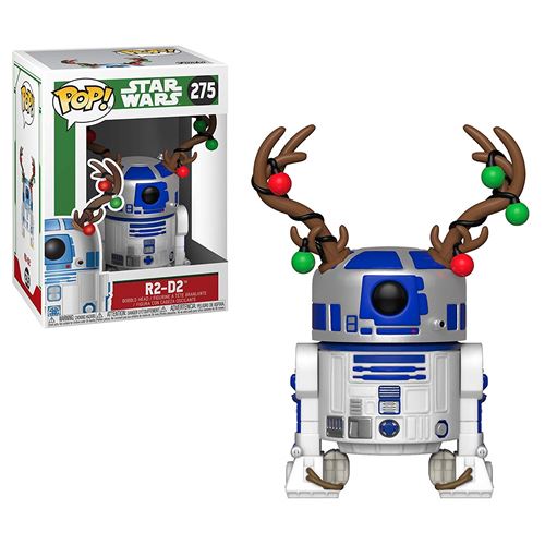Figurine à tête branlante Funko Pop Star Wars R2-D2 Antlers