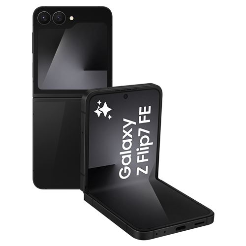 Smartphone Samsung Galaxy Z Flip7 FE 6,7 5G Nano SIM 128 Go Noir