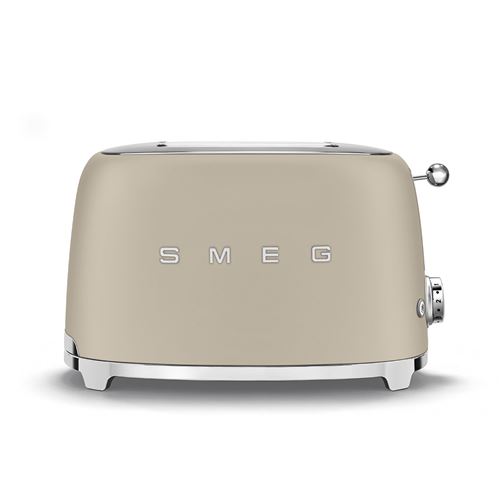 Grille-Pain Smeg Tsf011Mlmeu 2 Fentes Toaster Beige Lin