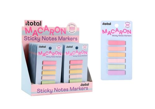 Etui de 6 Notes autocollantes Itotal Macaron