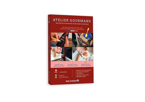 Coffret cadeau Wecandoo Atelier Gourmand