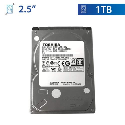 Disque Dur HGST 2.5" SATA 1 To Reconditionné Garantie 1 Mois