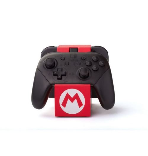 Station de recharge Nintendo Super Mario pour 2 Joy-Con et 1 Manette Nintendo Switch Pro