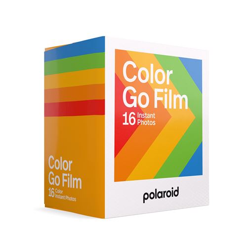 Pack de 16 Films Photo Couleur pour Polaroid Go – Format Instantané 47x46mm