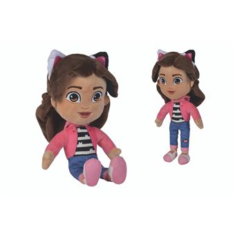 Peluche Interactive Gabby P'tiChou - Chat Magique Avec Sons Et Lumières - Jouet Enfant 3 Ans Et Plus - 25 Cm