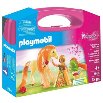 playmobil princesse cheval a coiffer