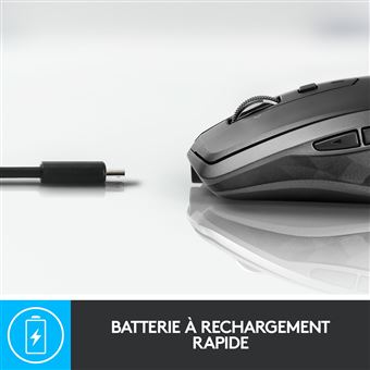 Souris Ergonomique Sans Fil Bluetooth Logitech MX Master 3S Pour Mac Batterie Rechargeable Jusqu A 8000 Dpi Gris Pale 5099206103757