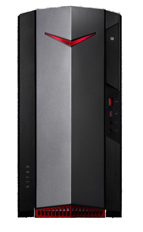 PC Gaming Acer Acer Nitro 50 N50-610 DG.E1ZEF.003 Intel Core i5 8 Go RAM 256 Go SSD + 1 To SATA Noir et rouge