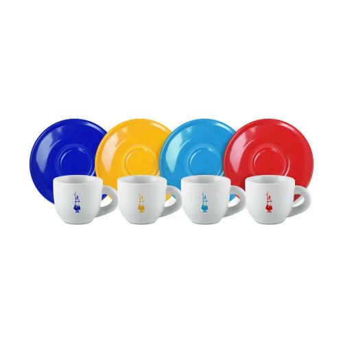 Set de 4 tasses café Bialetti Moka Couleur