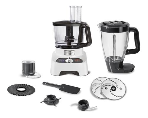 Robot multifonction Moulinex Double Force Blanc FP822110 1000 W Blanc et Gris foncé