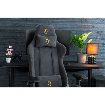 Siège Gaming Arozzi Verona Signature Tissu doux Noir et or