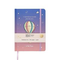 Carte postale Kiub Le Petit Prince en montgolfière B (10x15cm