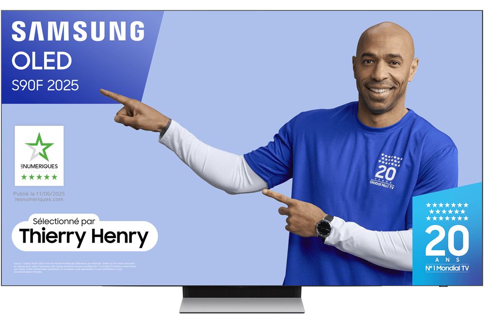 TV OLED Samsung TQ77S90F 196 cm 2025 - OLED TV - Achat & prix | fnac