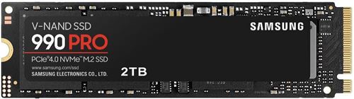 Disque SSD interne portable Samsung 990 Pro MZ-V9P2T0BW 2 To Noir