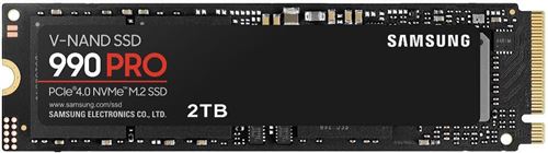 Disque Ssd Interne Portable Samsung 990 Pro Mz-V9P2T0Bw 2 To Noir