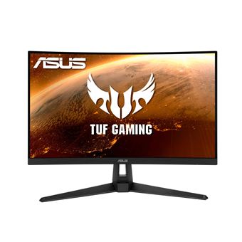 ASUS TUF Gaming VG27WQ1B - LED-monitor - spelen - gebogen - 27" - 2560 x 1440 WQHD @ 165 Hz - VA - 250 cd/m² - 3000:1 - HDR10 - 1 ms - 2xHDMI, DisplayPort - luidsprekers - 1