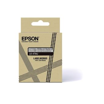 Epson LabelWorks LK-6TBJ - Noir sur fond transparent mat - Rouleau (2,4 cm x 8 m) 1 cassette(s) boîte de suspension - cartouche de bande - pour LabelWorks LW-C610