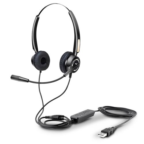 Urban Factory MOVEE HBV01UF - Koptelefoon - op oor - met bekabeling - zwart