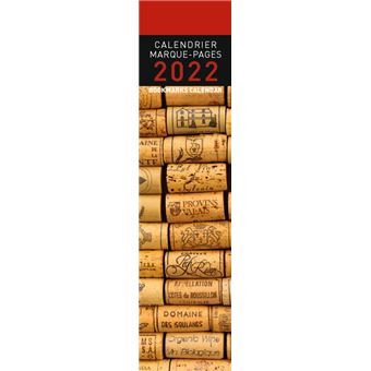 Calendrier Pictura 2022 Marque-Page Vin