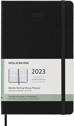 Agenda scolaire Moleskine 2022 2023 Semainier Vertical grand format Rigide Noir