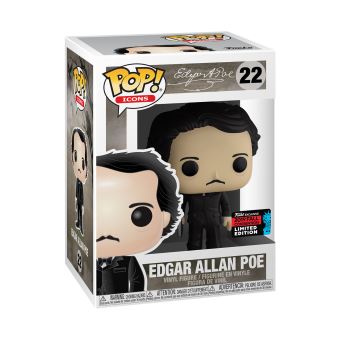 Figurine Funko POP! Edgar Allen Poe avec Livre