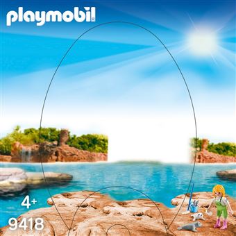 Playmobil Œuf de Pâques 9418 Soigneuse avec bébés phoques