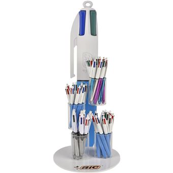 Présentoir vide Bic 4 Couleurs avec 4 godets de remplissage pour stylos