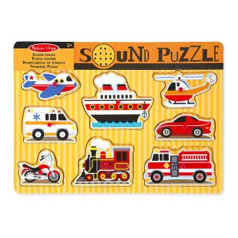 Puzzle sonore Melissa & Doug Véhicules - 1