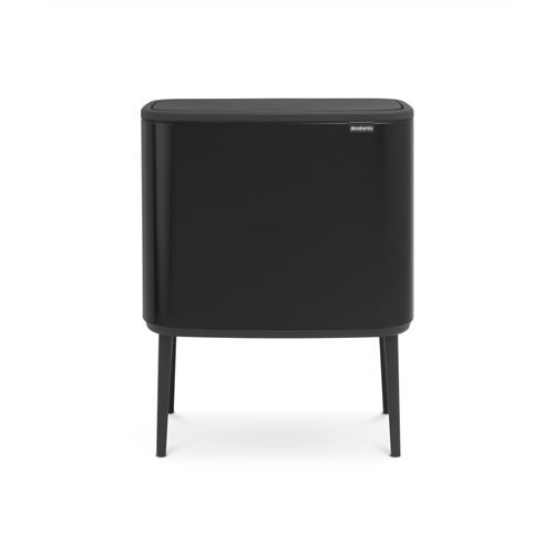 Touch Bin sur pied 36 l noir mat Code R - Brabantia - Noir - Plastique