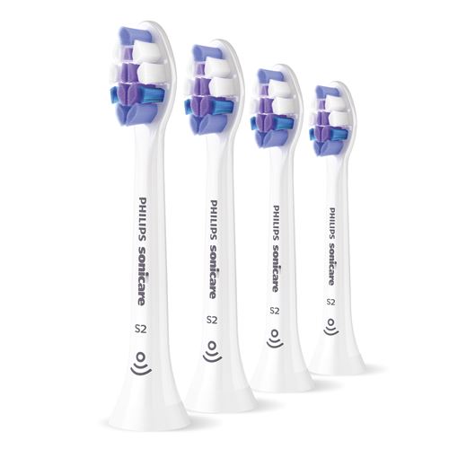 Brossettes Dentaires Philips Sonicare Hx6054/87 Lot De 4 Blanc