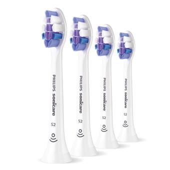Brossettes dentaires Philips Sonicare HX6054/87 Lot de 4 Blanc - 1