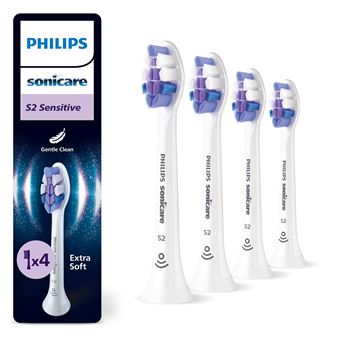 PHILIPS Sonicare HX6054/87 Tetes de brosse a dents Lot de 4