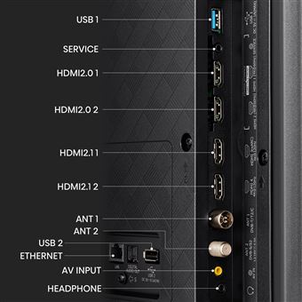 TV QLED Hisense 65E79KQ PRO 164 cm 4K UHD Smart TV 2023 Noir