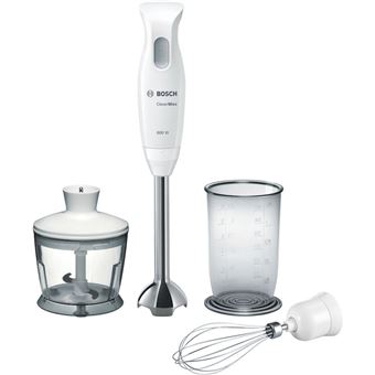 Bosch ErgoMixx MSM66110 - Mixeur à main - 600 Watt - blanc/gris Bosch ErgoMixx MSM66110 - Mixeur à main - 600 Watt - blanc/gris