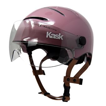 Casque de v lo urbain avec visi re Kask 4 a rations Taille M Rose