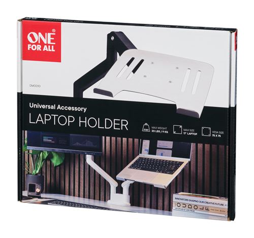 Support One for all DM0010 Noir et Argent pour ordinateur portable de 17